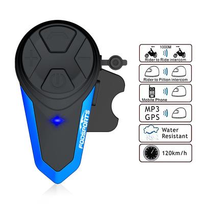 China Rinding Fodsports BT-S3 1000M Motorcycle Interface Motorbike Helmet Bluetooth Motorcycle Intercom Type-C for Helmet for sale