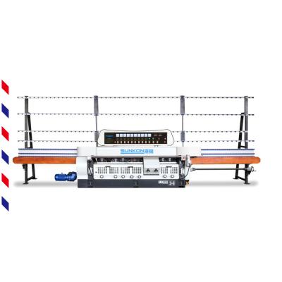 China Building material stores CGZ9325 Glass straight line 9 motors machine /polishing machine /grinding machine for sale