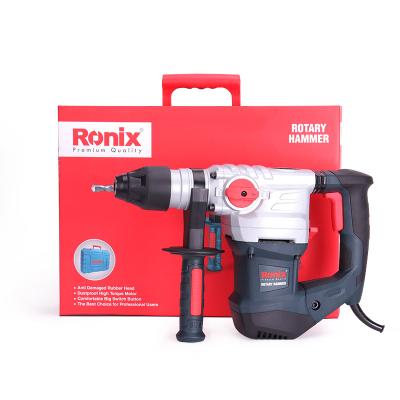 China Autofeed Ronix 2703 Rotary Hammer 32mm 1500W SDS Plus Drill Rig Power Electric Rotary Hammer Machine for sale