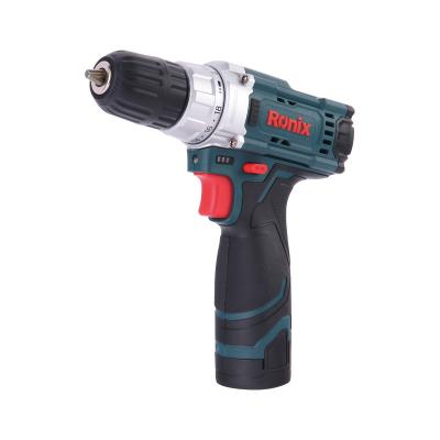 China High Power Ronix 8613 12V 26N.m 0-400/0-1500RPM Mini Cordless Electric Screwdriver High Quality for sale