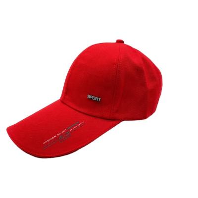 China JOINT Logo Adjustable Cheap Cotton Sports Printed Red Fashion Plain Caps Baseball Hat For Women for sale