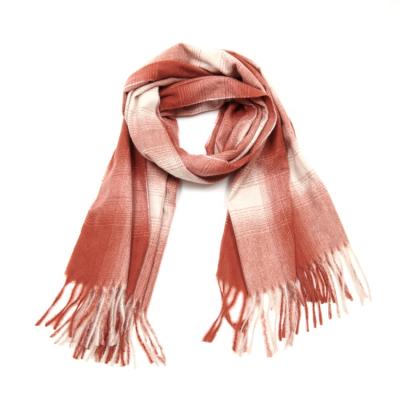 China High Quality Winter Warm Unisex Shawl Fashion Soft 100% Polyester Scarf for sale