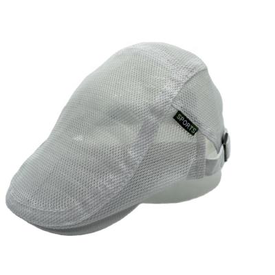 China Fashion Adjustable Cotton Summer Plain Ivy Mesh Hat Newsboy Ivy Hats Unisex Hat For Men for sale