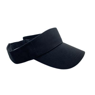 China Breathable Outdoor High Quality Black Navy Summer Men's Soft Women Plain New Sun Visor Hats for sale