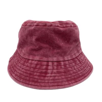 China Fashion Cotton Wide Brim Plain Plain Unisex Washed Custom Fisherman Sun Bucket Hat\Comfortable\Durable Sun Protection for sale