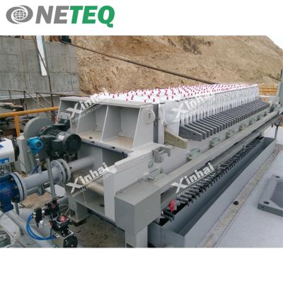 China Mining Dewatering Ore Sludge Membrane Small Belt Plate And Frame Hydraulic Dewatering Filter Press Machine for sale