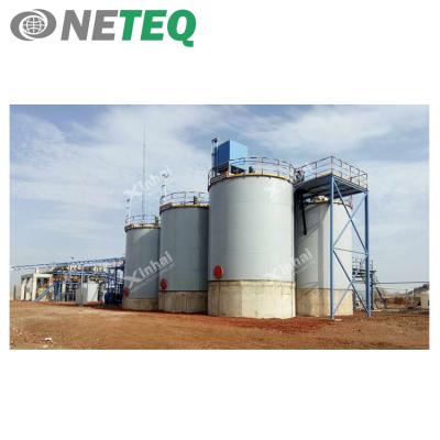 China 6m3-395m3 Copper Double-Promoter Leaching Tank , Copper Ore Leaching Equipment for sale