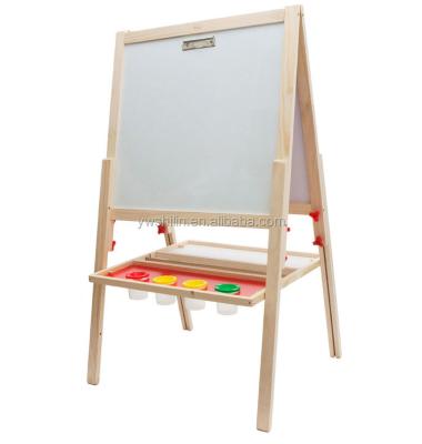 China Kids Wooden Education Toys Wooden Drawing Board With Eraser, Solid Wood Drawing Board for sale