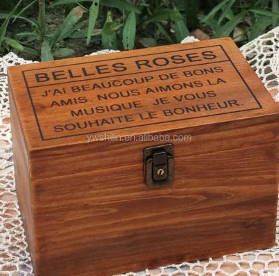 China 100% handmade handmake antique wooden boxes with locks, clasps for wooden boxes for sale