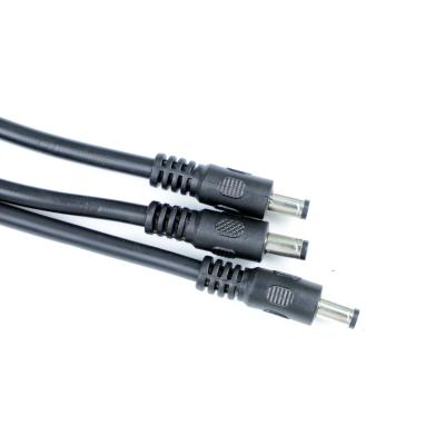 China A.W.G. custom low voltage12v 24v power 5A 18 rated dc cable dc power plug 5.5mm x 2.1mm male dc power cable for sale