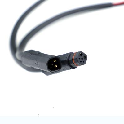 China Outdoor/Inddor High Level Waterproof Cable 2 Pin Plug Led Outdoor Light 5 Pin 6 Pin Connector Wire Cable IP68 for sale