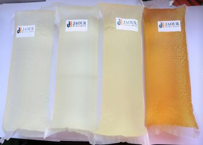 China Creep Resistance Light Yellow Translucent Hot Melt Adhesive for Non woven Lamination for sale