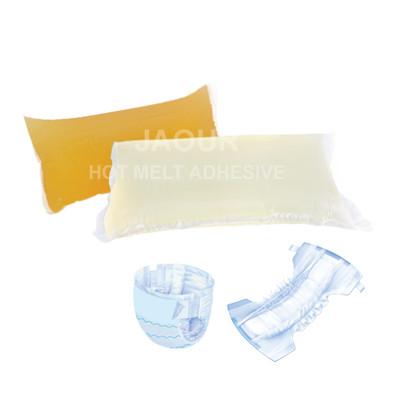 China Skin care safe Raw Materials For Baby Diapers Use Elastic Hot Melt Glue zu verkaufen