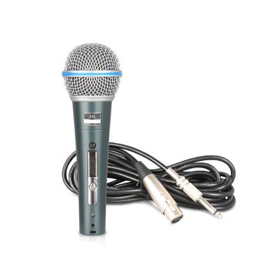 China Professional Handheld Dynamic Microphone SC-BT58A Handheld Cable Clear Voice For Karaoke Vocal Music Performance for sale