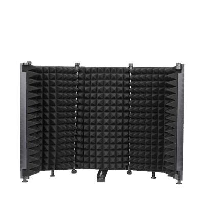 China Acoustic Live Broadcast Good Quality Portable Vocal Booth For Microphone Noise Filter Isolation Shield for sale