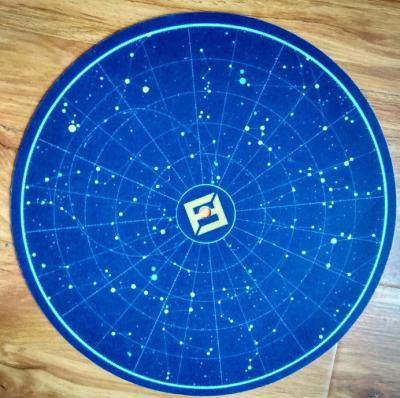 China Polyester sublimation printing felt slip mat for turntable lp player for sale