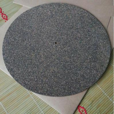 China Polyester cork rubber slipmat for turntable for sale