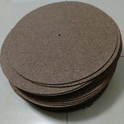 China Cork Rubber Cork Vinyl Record Rubber Slipmat for sale