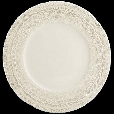 China Viable New Products Innovative Italian Tableware Dinner Set Dishes For Restaurant Dinner Dinner Charger Ceramic Dish for sale