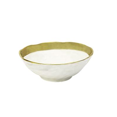 China Sustainable Wholesale Nordic Modern White Porcelain Noodle Ceramic Noodle Bowl for sale