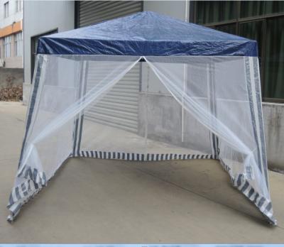 China PE Zhe Factory Metal Tube Anti Mosquito Shelter Heavy Duty Canopy Canopy Sunshade Tent Easy Meeting Outdoor Gazebo for sale