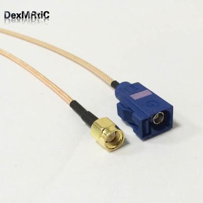 China RF GPS Antenna Extension Cable Adapter SMA Male To Fakra C Female RF Jack Cable RG316 15m 6inch for sale