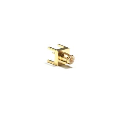 China 1PC MCX Straight Male RF Jack Coaxial Connector PCB Mount NEW Straight PCB MCX Goldplated Connector for sale