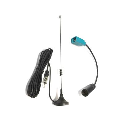 China 1PC Auto RF Car Radio Antenna With Mangetic Base FM Antenna + Antenna Extension Cable Fakra Connector for sale