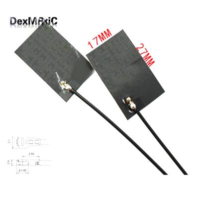 China High Gain RF Connector 1PC 433Mhz 6dbi LoRa Antenna Internal Aerial Piamater FPC 27*17mm IPEX for sale