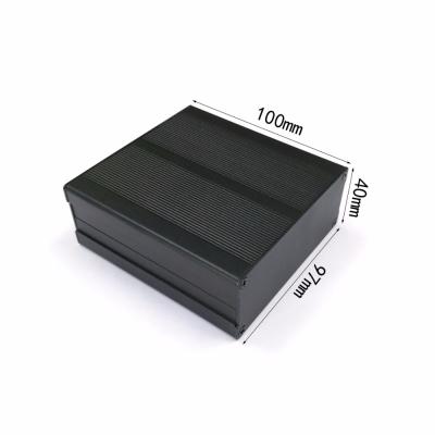 China NEW Electric Box DIY 97X40X100mm Project Product Enclosure Instrument Aluminum Shell Black for sale