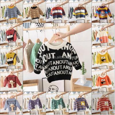 China Wholesale Anti-Shrinkage Boys Sweater Winter Children Sweater Plush Thickened Sweater New for sale