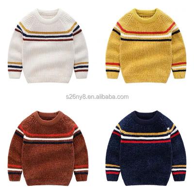 China Wholesale Anti-shrink Cartoon Knitting Children's Sweater New Baby Cloth Autumn Winter Children's Pullover Sweater for sale