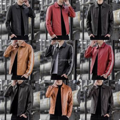 China Black Men's Outdoor Sports Spring And Autumn Fashion Couples Tops QUICK DRY Leather Waterproof Jacket for sale