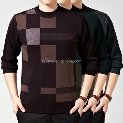 China Factory wholesale high quality Anti-wrinkle men's sweaters, solid color mature men's sweaters, tops for sale