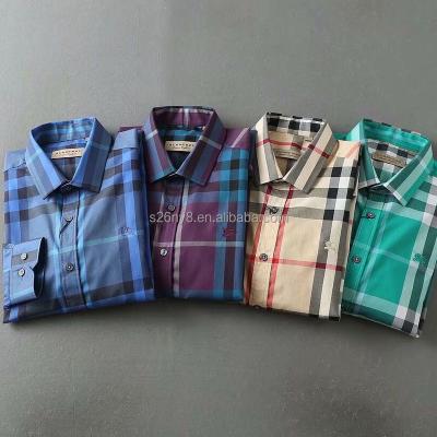 China High-end Men's Dress Shirt Wholesale Cotton Anti-pilling Slim Fit Men's Official Office Shirt Full Sleeve for sale