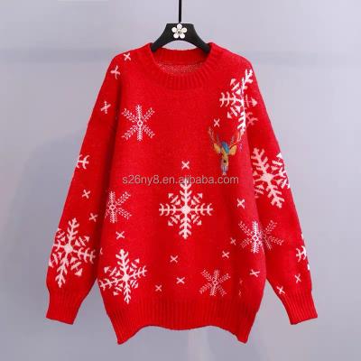 China 2023 Morning Market New Christmas Women's Sweater Special Price Factory Hot Sale Anti-wrinkle for sale