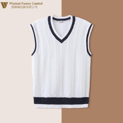 China QUICK DRY custom design top new vest men's vest slim sweater vintage men vest sleeveless sweater for sale