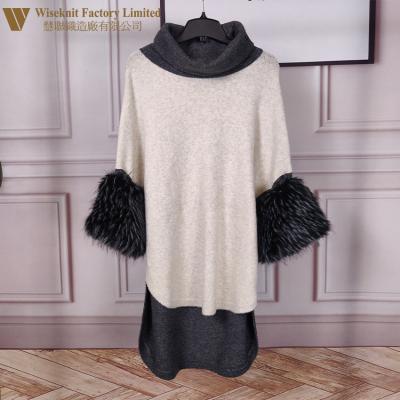 China Anti-Wrinkle Manufacturer Low Price Selling Customizable Women Chunky Sweater Turtleneck for sale