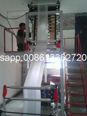 China Automatic Double Winder PE Film Blowing Machine HDPE Blown Film Extrusion Line for sale