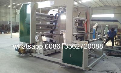 China PE / PP Rolling Paper Flexo Printing Machine By Auto Tension Control for sale