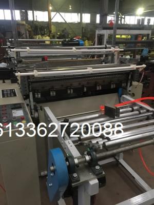 China HDPE/LDPE T-shirt Plastic Zak die Machine met PLC Controle maken Te koop