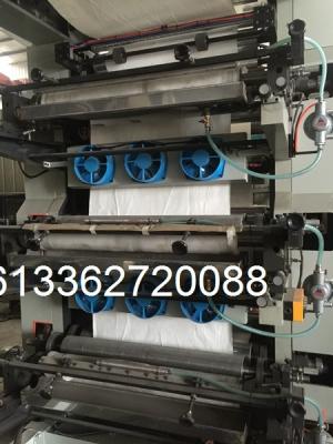 China High Speed Commercial Kraft Paper Flexographic Printing Machine 4 Color for sale