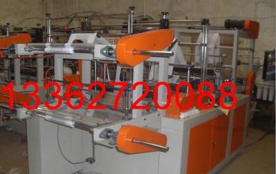 China De volledig Automatische Plastic Zak die van het Huisvuilbroodje Machinebreedte 100800mm maken Te koop