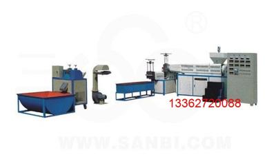 China Rotary Cutter Plastic Recycling Machine , 60Kw Plastic Granulator Machine for sale