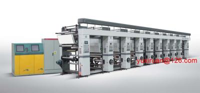 China Hoge snelheid CPP/pvc-de Machine van de Rotogravuredruk met PLC Systeem Te koop