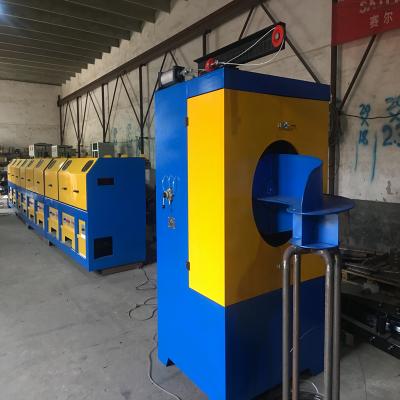 China Pick Up Automatic Continuous Metal Wire Block Coiler Machine Dead Elephant Trunk Type Pick Up Machine for sale