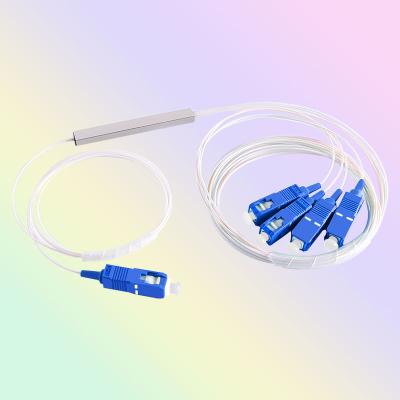 China Factory price of FTTH 1X2 1X4 1 8 1*32 1 way SC APC UPC 4 8 24 32 LC fiber optic cable PLC fiber optic splitters for sale