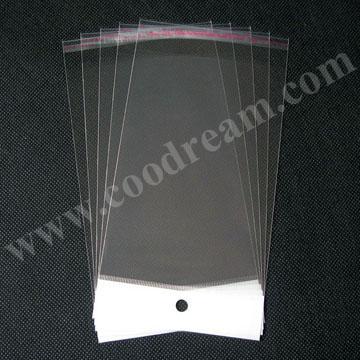 China Clear opp plastic bag moisture proof, transparent cellophane bags with self adhesive strips for sale