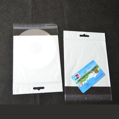 China Supplier China Yiwu Small Mini Transparent Clear Self Adhesive BIODEGRADABLE Opp Header Plastic Packing Bags With Custom Logo for sale