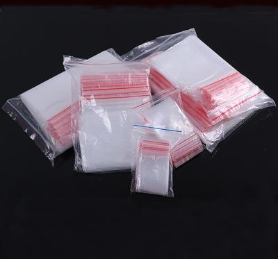 China High quality cheap printing clear plastic bag moisture proof PE ziplock bag with zipper for sale